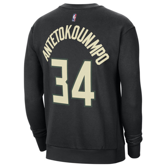 Jordan Ανδρικό φούτερ Milwaukee Bucks Courtside Statement Edition Fleece Sweatshirt